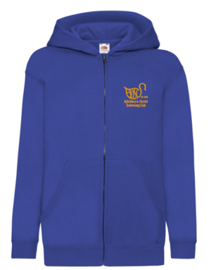 Aylesbury & District Swimming Club - Adult Zipped Hoodie Royal (62045/62062)